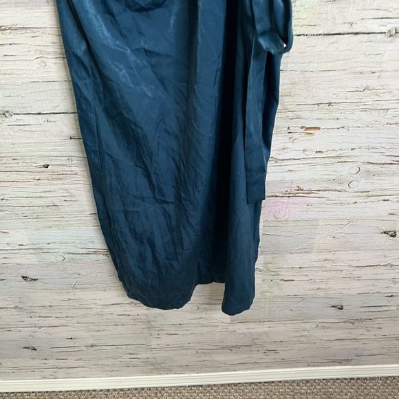 J.O.A. Blue midi wrap dress size small NWT - Picture 2 of 10